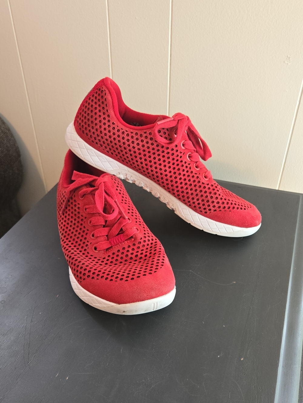 No Bull Crossfit Shoes Red Womens Size 9.5 Mens Size 8